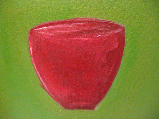 bowl on green
